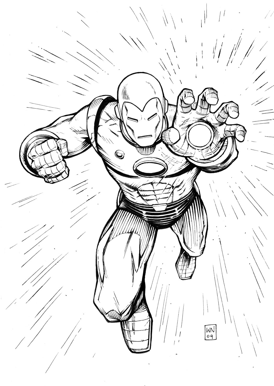 Iron Man 4 Coloring Pages Free Printable 1