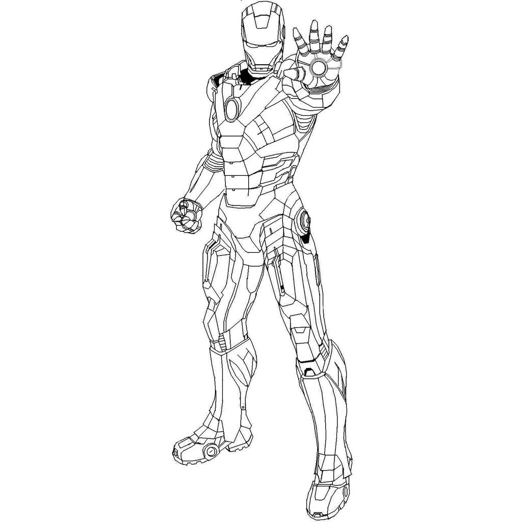 Iron Man 4 Coloring Pages Free Printable 100