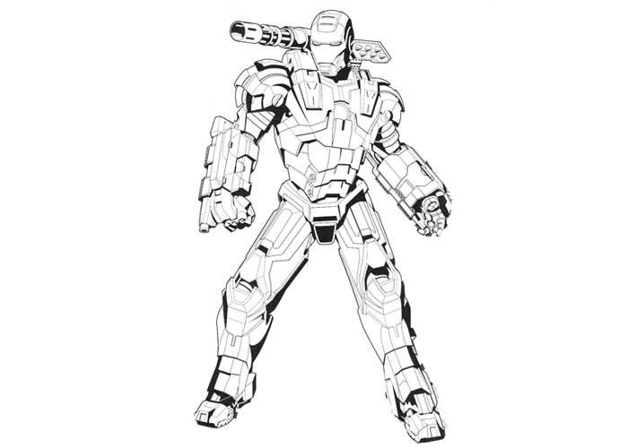 Iron Man 4 Coloring Pages Free Printable 102