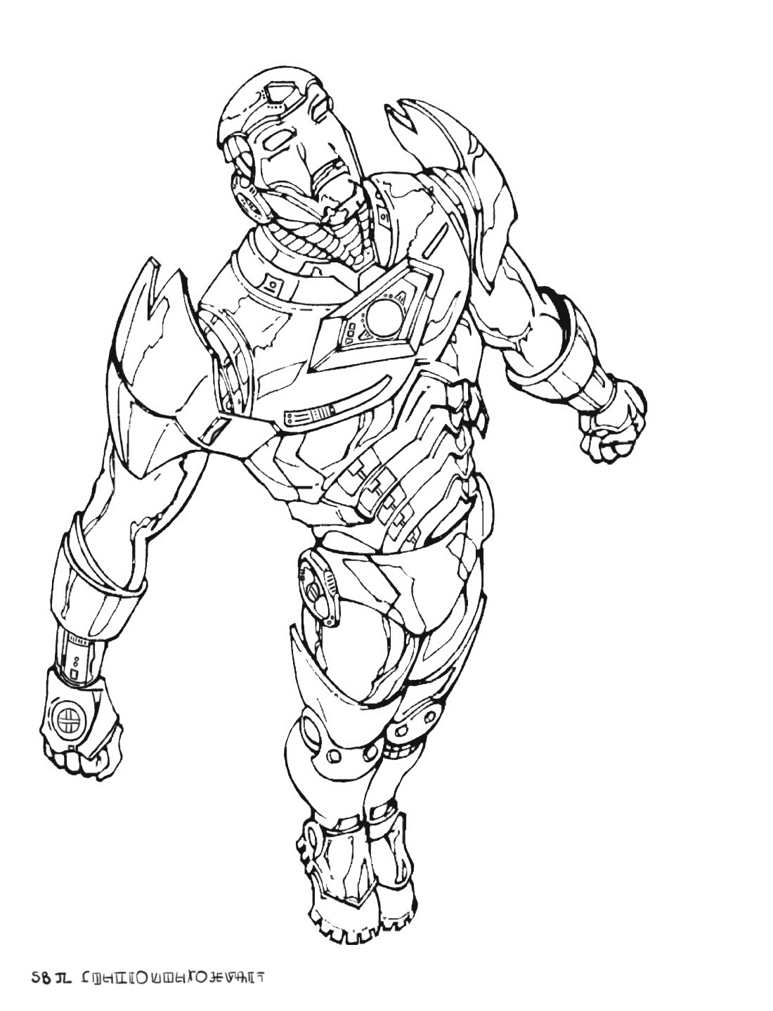 Iron Man 4 Coloring Pages Free Printable 103