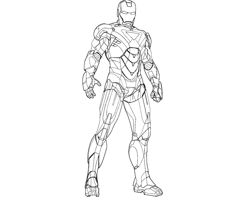 Iron Man 4 Coloring Pages Free Printable 105