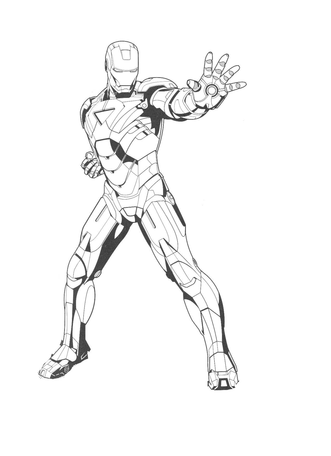 Iron Man 4 Coloring Pages Free Printable 11