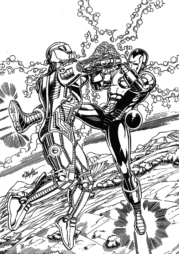 Iron Man 4 Coloring Pages Free Printable 110