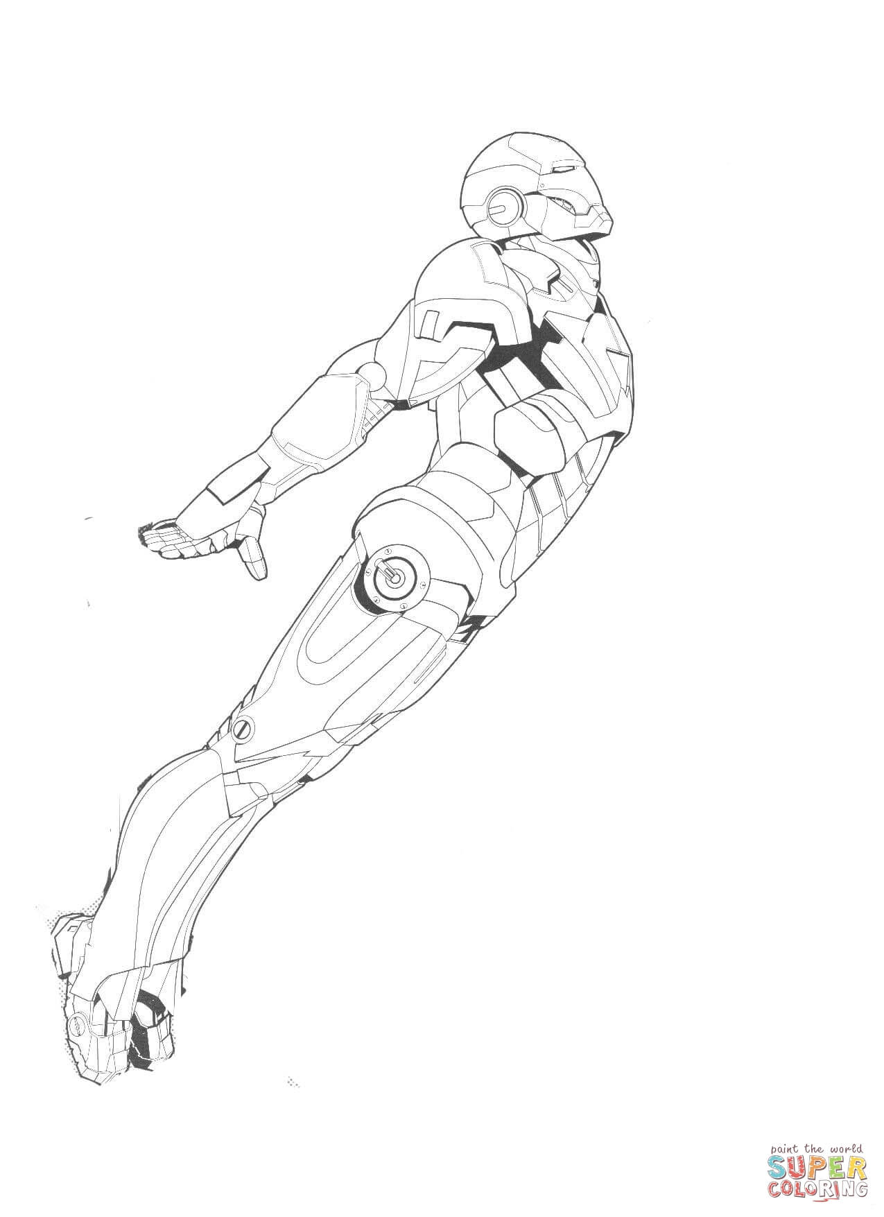 Iron Man 4 Coloring Pages Free Printable 112