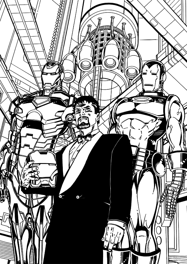 Iron Man 4 Coloring Pages Free Printable 118