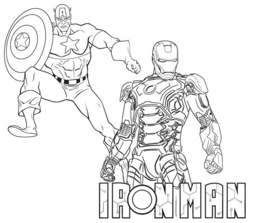 Iron Man 4 Coloring Pages Free Printable 119