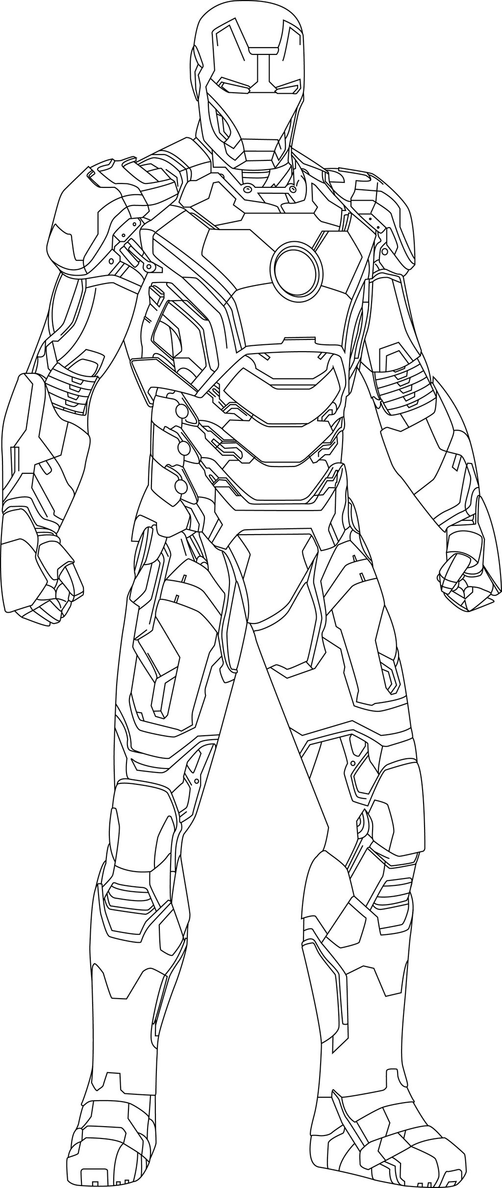 Iron Man 4 Coloring Pages Free Printable 12