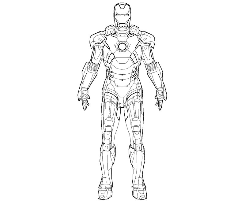 Iron Man 4 Coloring Pages Free Printable 125