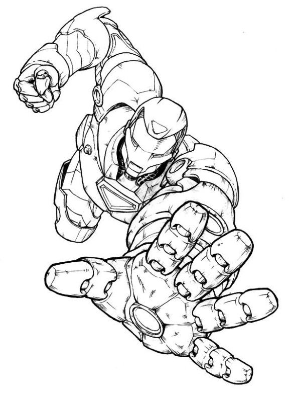 Iron Man 4 Coloring Pages Free Printable 126