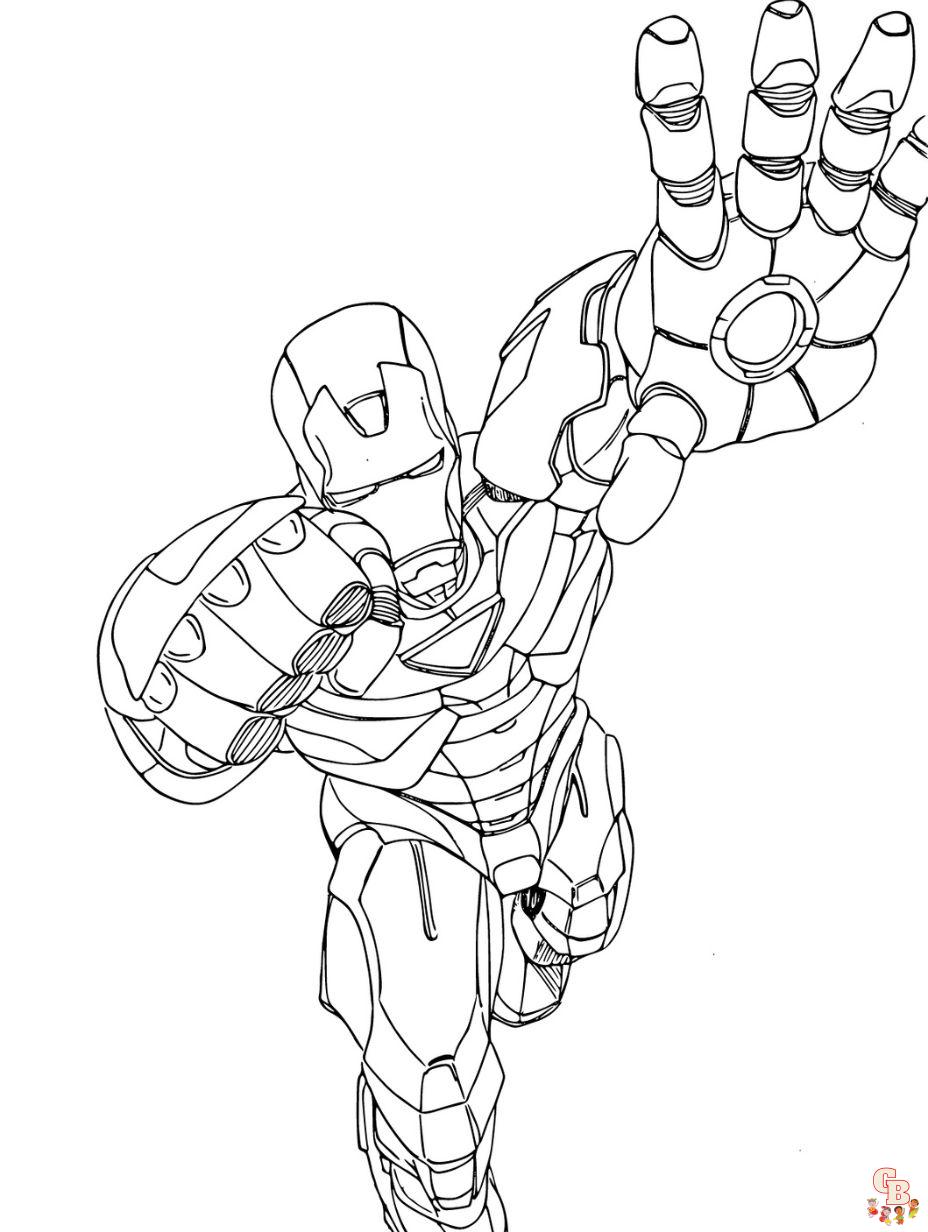 Iron Man 4 Coloring Pages Free Printable 133