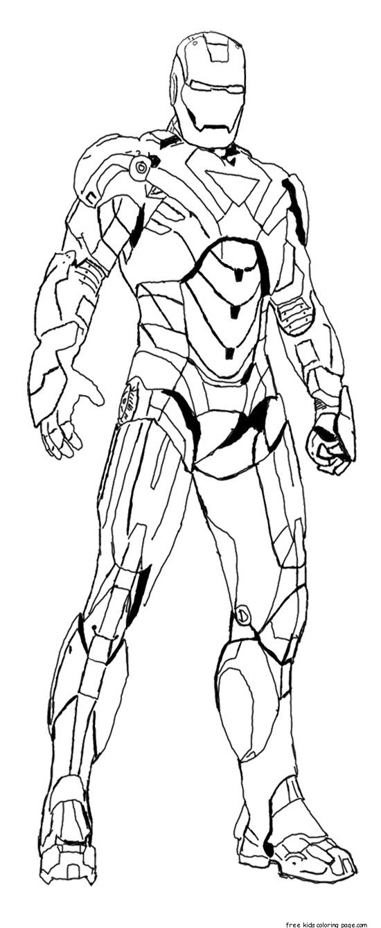 Iron Man 4 Coloring Pages Free Printable 15