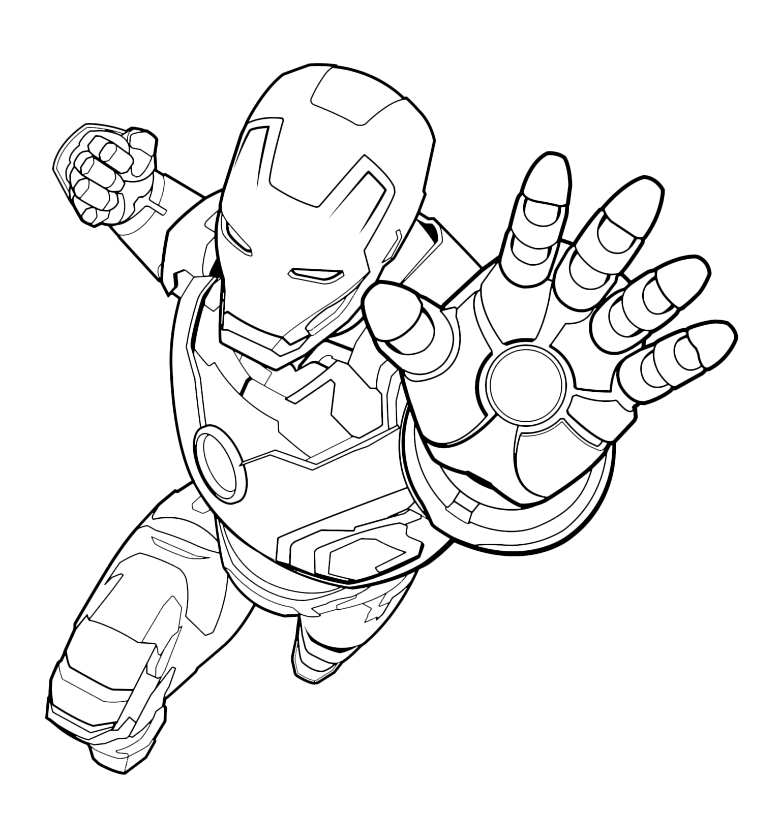 Iron Man 4 Coloring Pages Free Printable 18