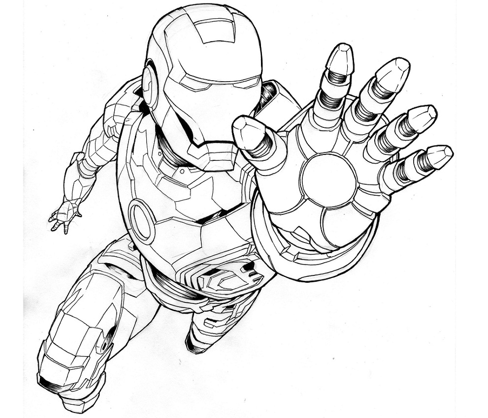 Iron Man 4 Coloring Pages Free Printable 19