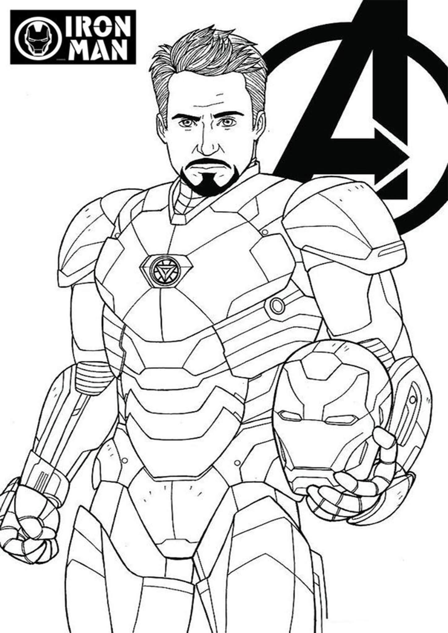 Iron Man 4 Coloring Pages Free Printable 2