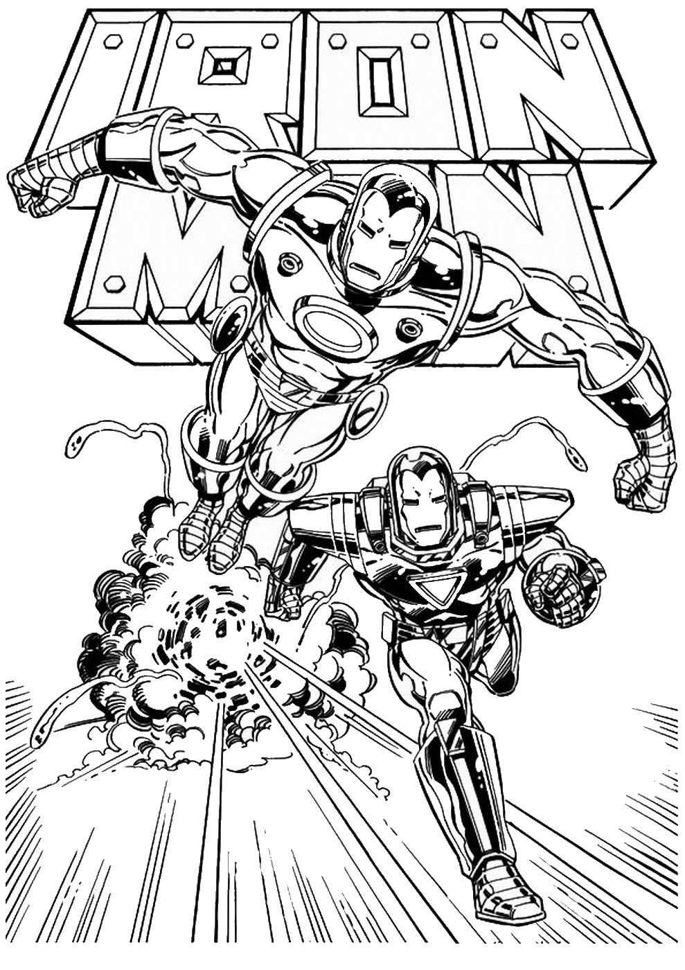 Iron Man 4 Coloring Pages Free Printable 21