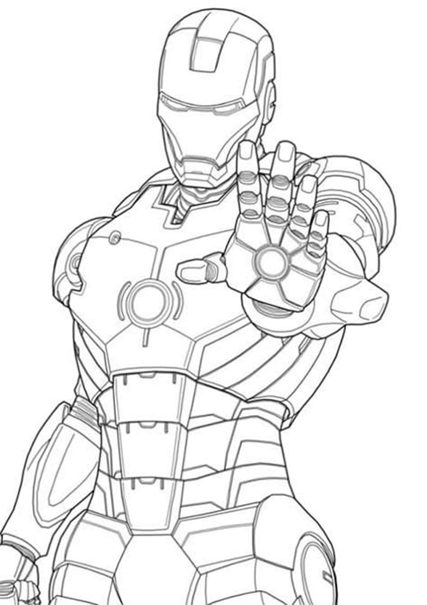 Iron Man 4 Coloring Pages Free Printable 22