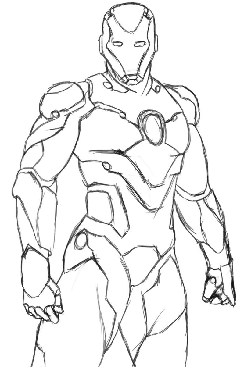 Iron Man 4 Coloring Pages Free Printable 26