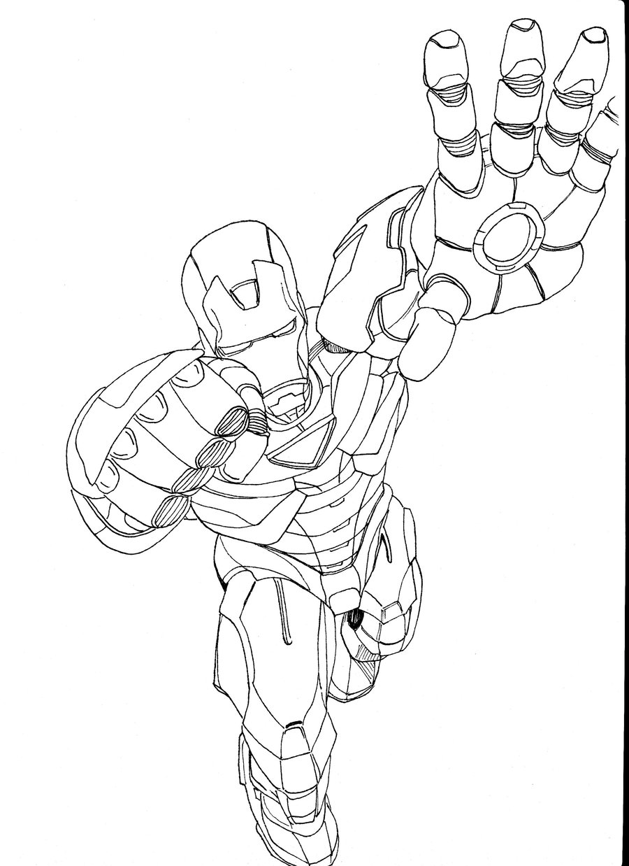 Iron Man 4 Coloring Pages Free Printable 29