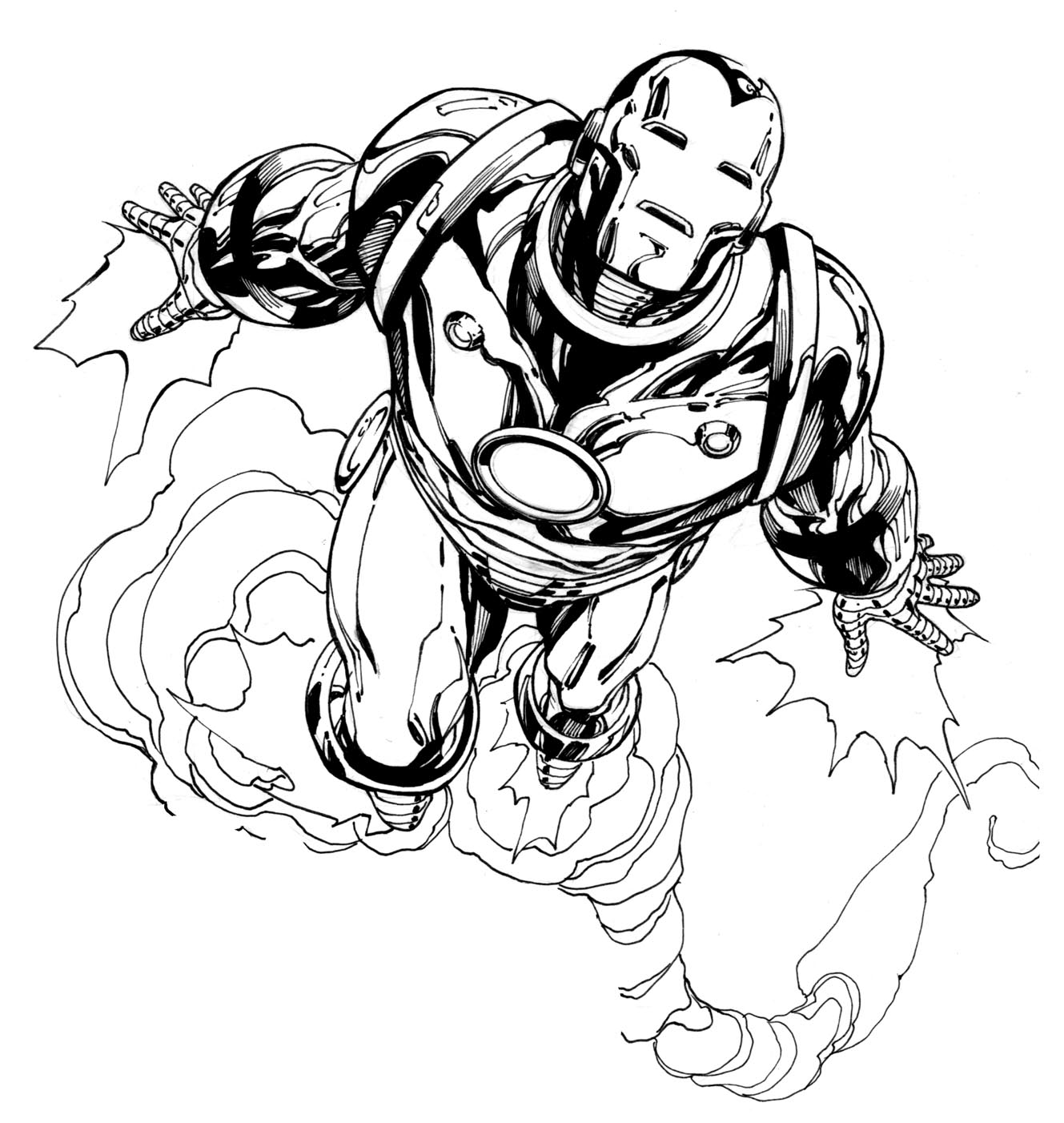 Iron Man 4 Coloring Pages Free Printable 3