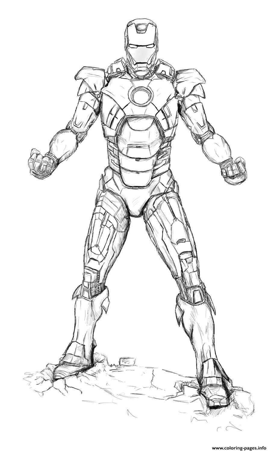 Iron Man 4 Coloring Pages Free Printable 32