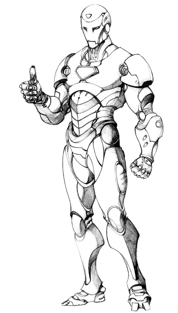 Iron Man 4 Coloring Pages Free Printable 33