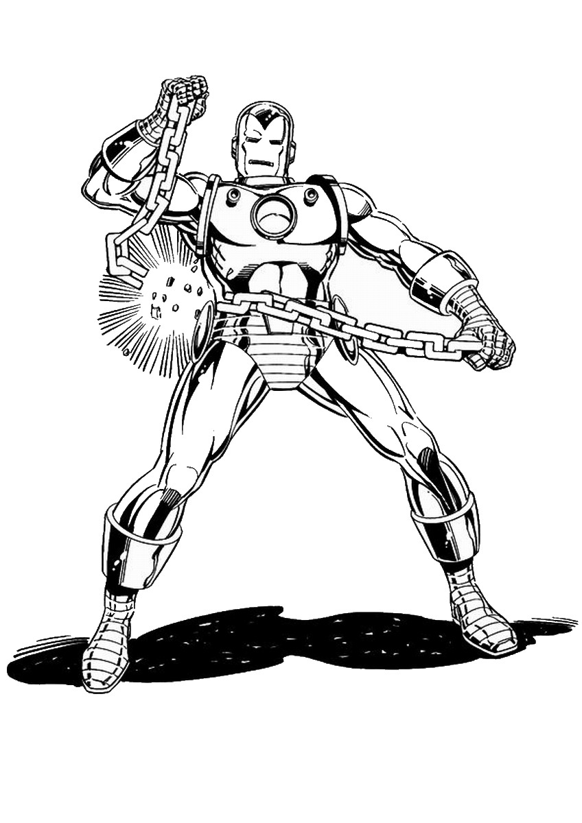 Iron Man 4 Coloring Pages Free Printable 35