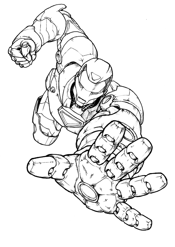 Iron Man 4 Coloring Pages Free Printable 37