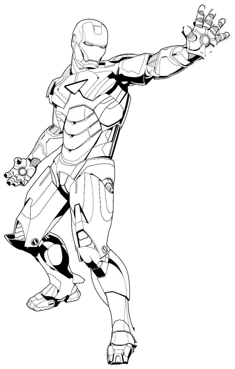 Iron Man 4 Coloring Pages Free Printable 45