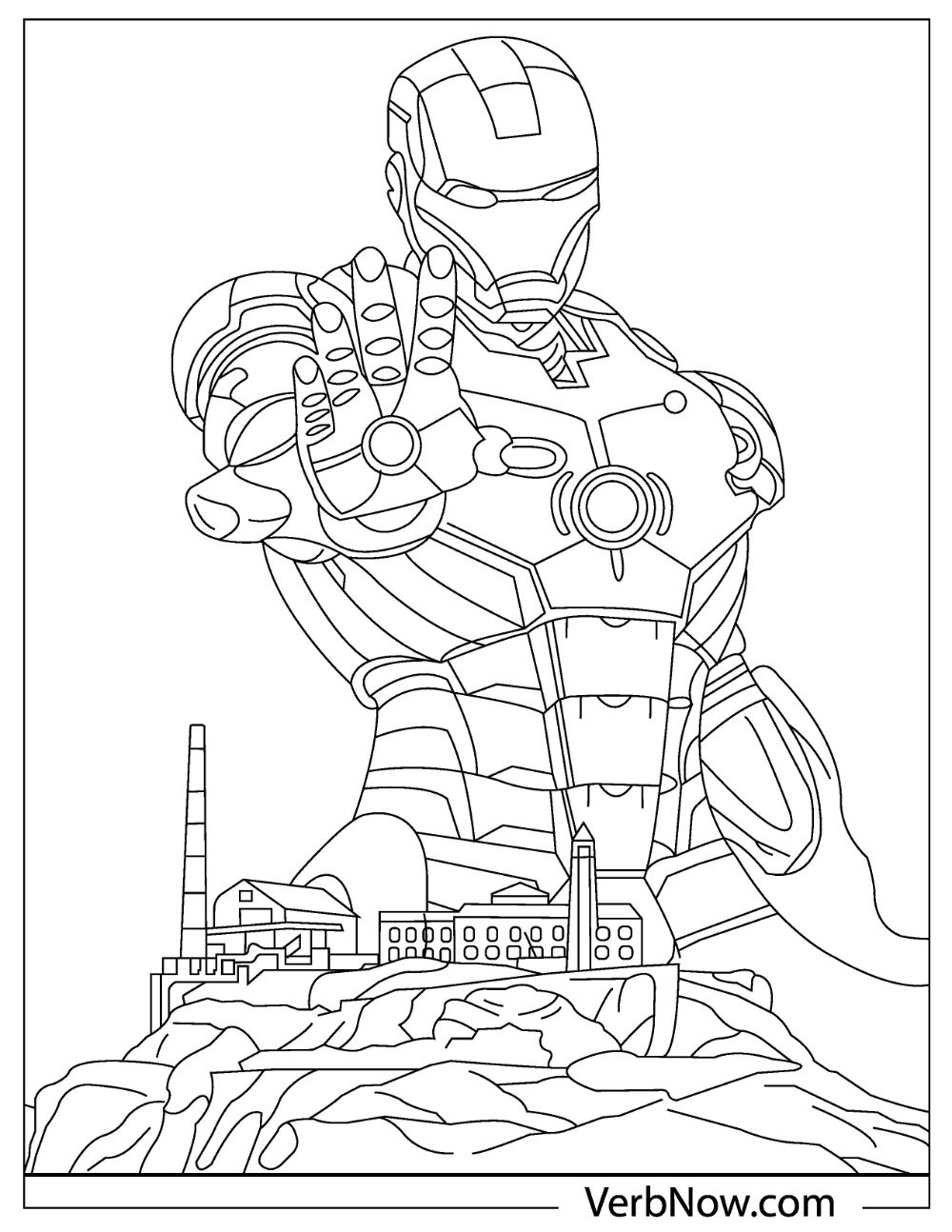 Iron Man 4 Coloring Pages Free Printable 46