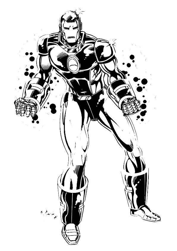 Iron Man 4 Coloring Pages Free Printable 47