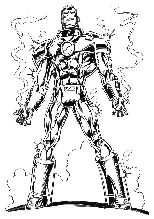 Iron Man 4 Coloring Pages Free Printable 48