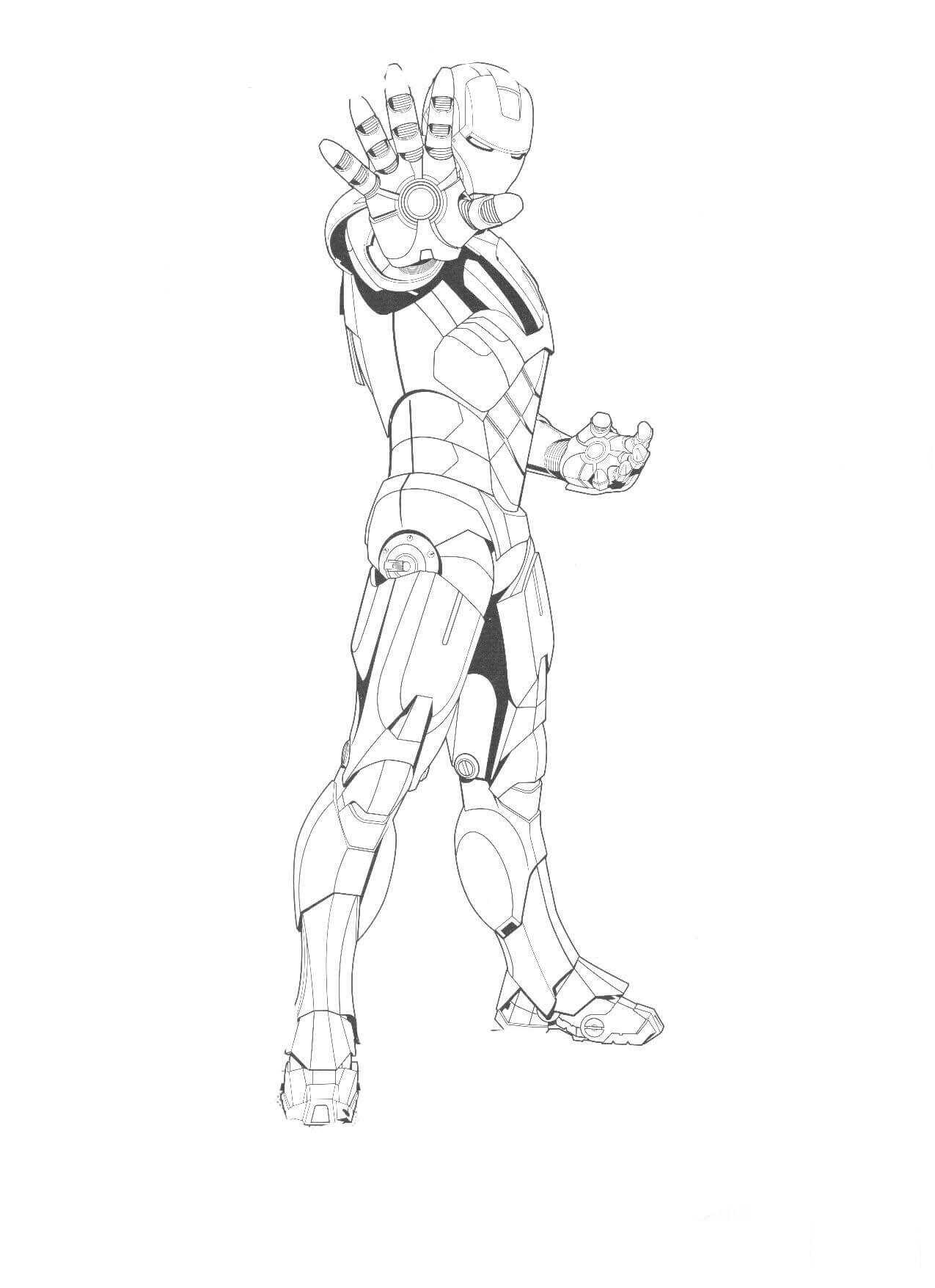 Iron Man 4 Coloring Pages Free Printable 51