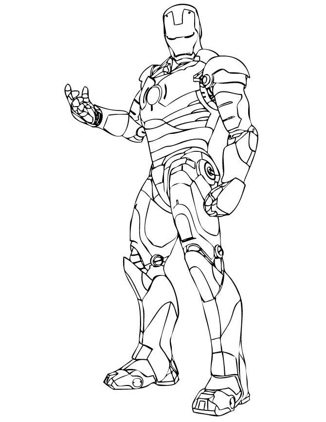 Iron Man 4 Coloring Pages Free Printable 52