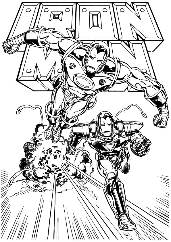 Iron Man 4 Coloring Pages Free Printable 54