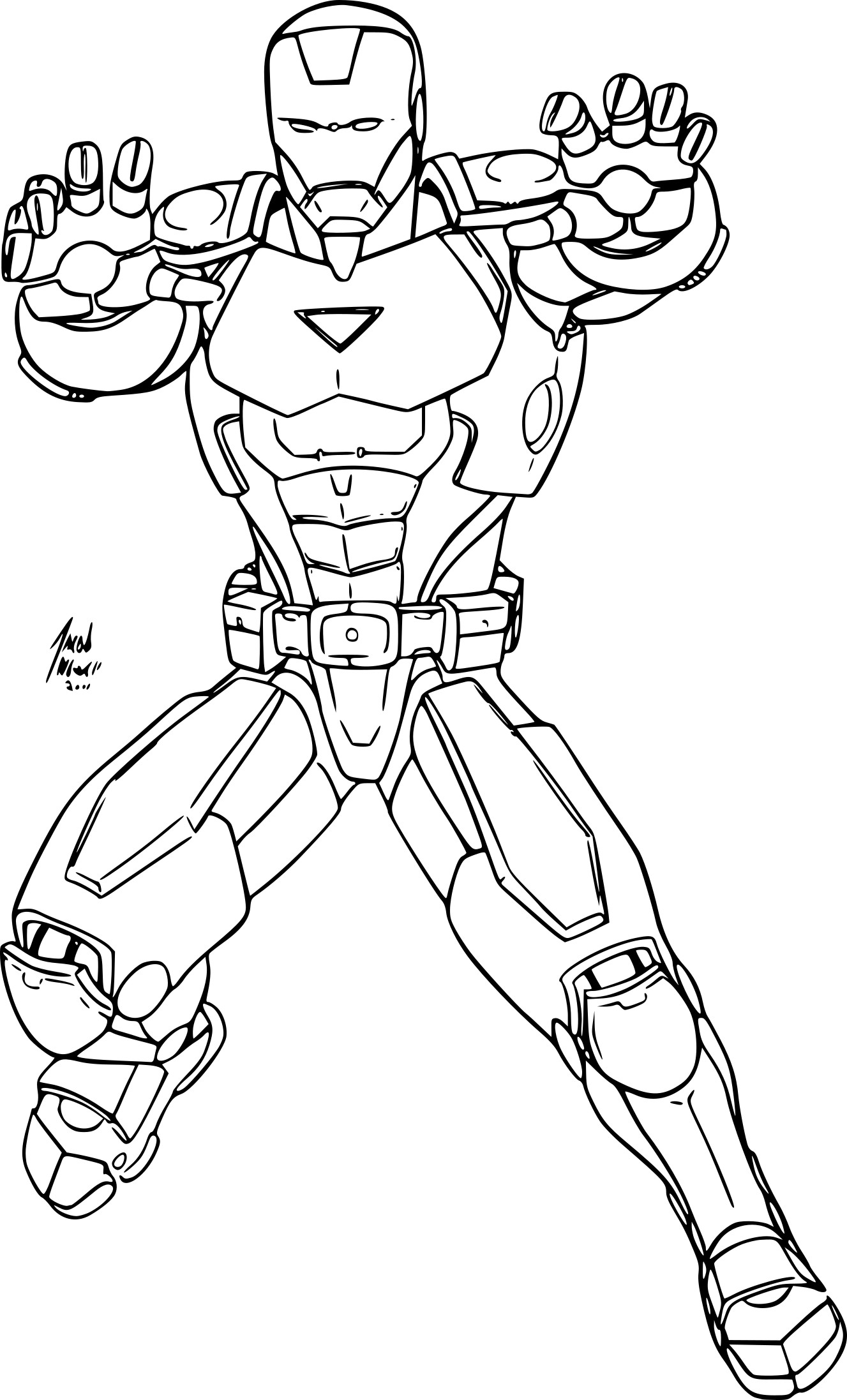 Iron Man 4 Coloring Pages Free Printable 57