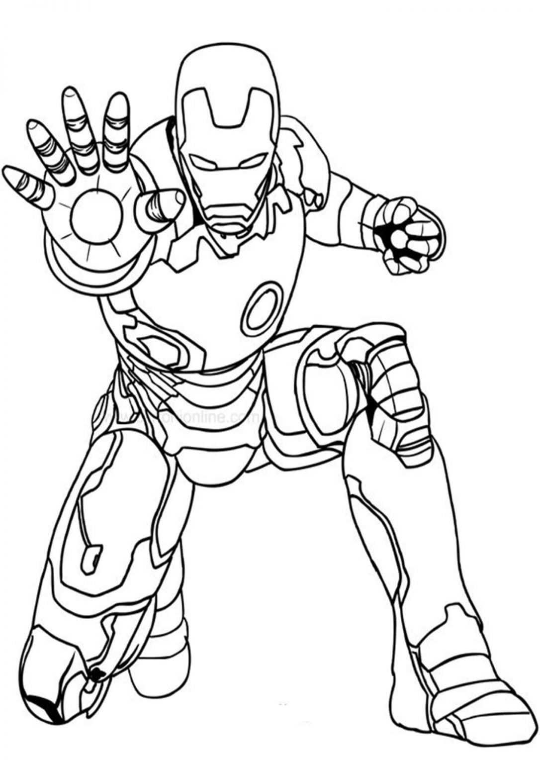 Iron Man 4 Coloring Pages Free Printable 6