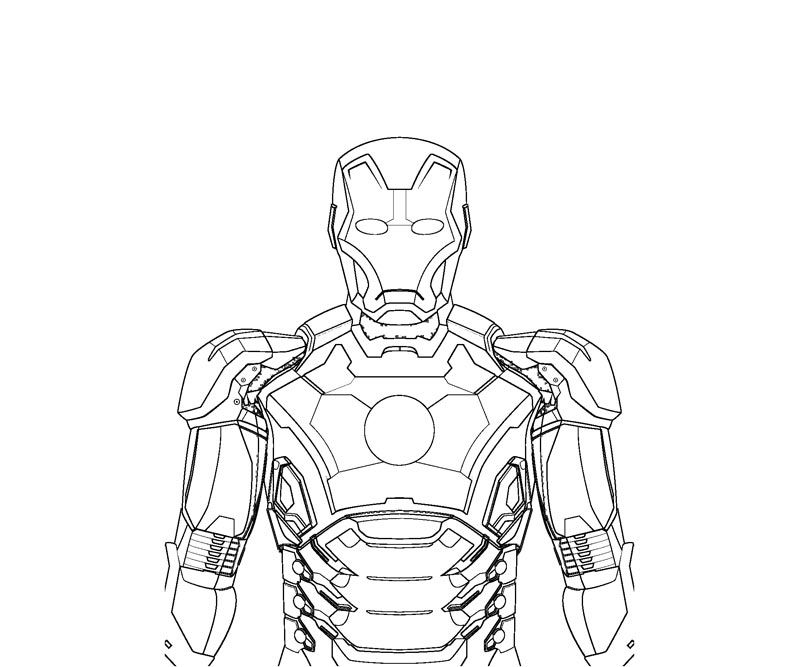 Iron Man 4 Coloring Pages Free Printable 62