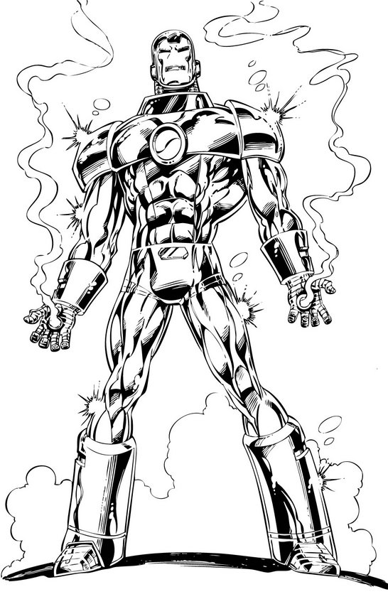 Iron Man 4 Coloring Pages Free Printable 66