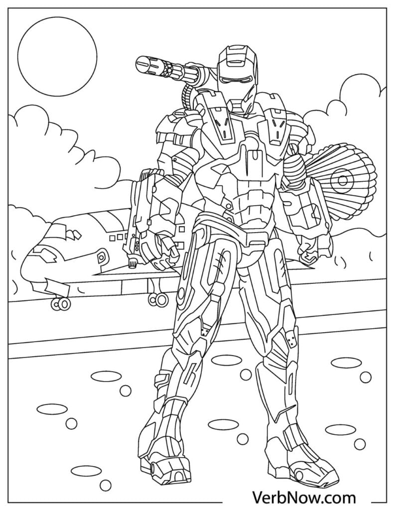 Iron Man 4 Coloring Pages Free Printable 67