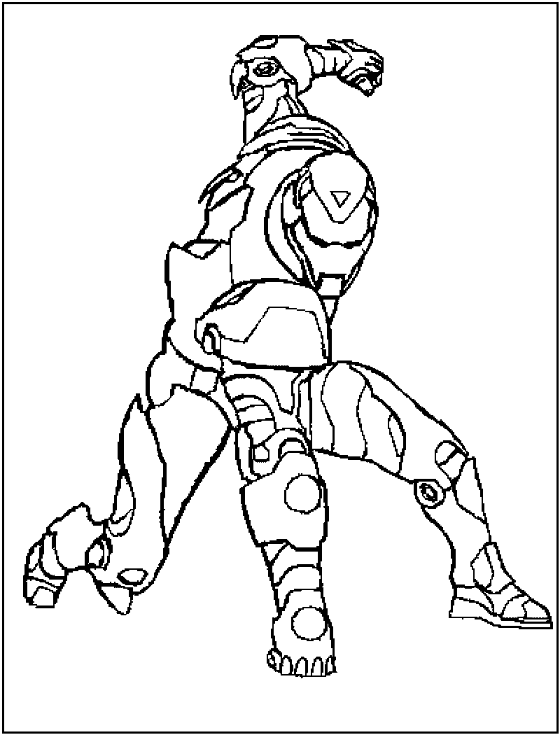 Iron Man 4 Coloring Pages Free Printable 68