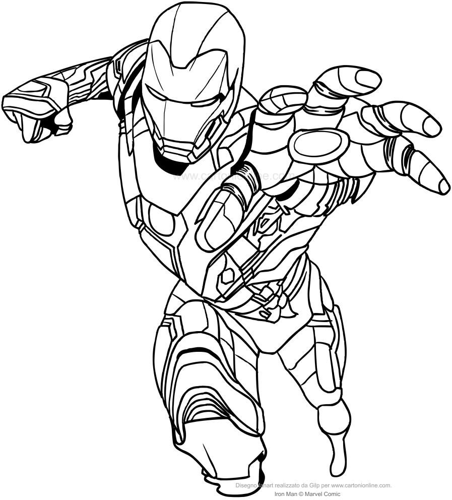 Iron Man 4 Coloring Pages Free Printable 76