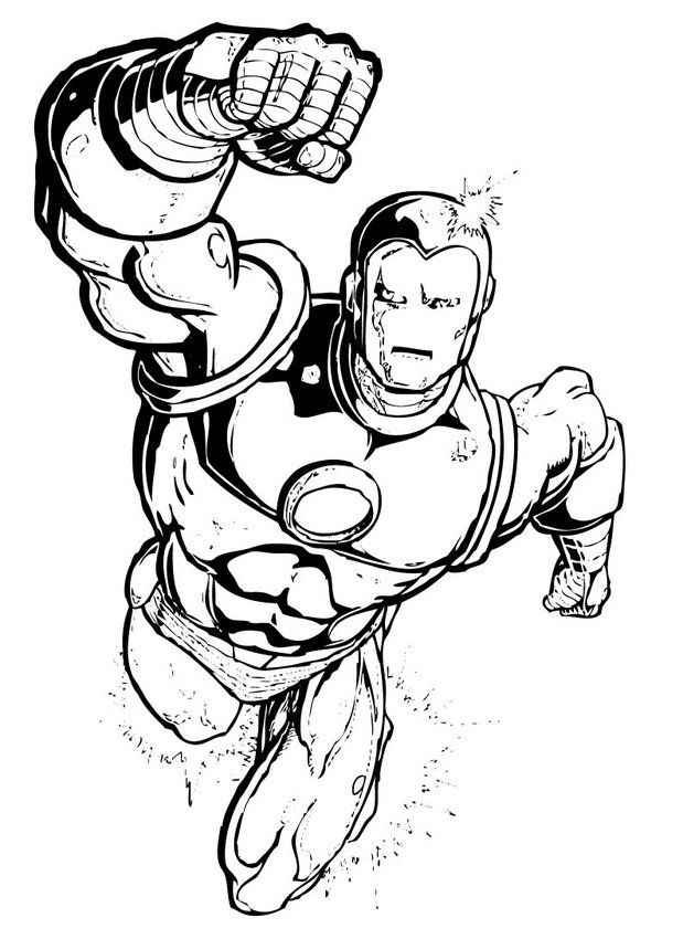 Iron Man 4 Coloring Pages Free Printable 78