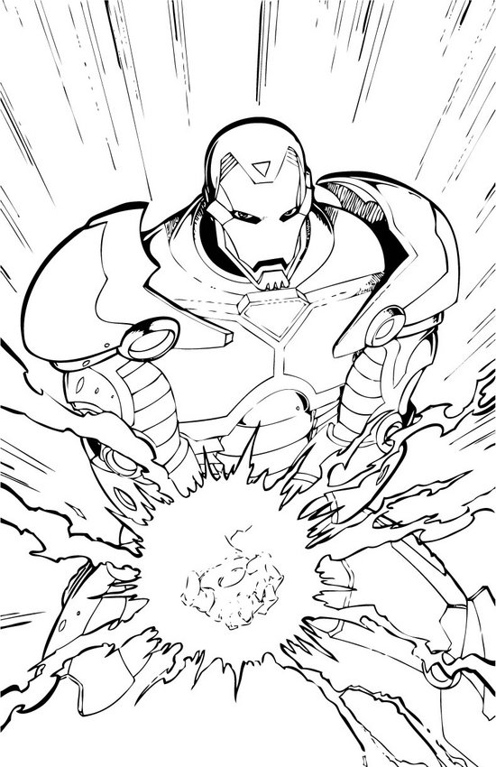 Iron Man 4 Coloring Pages Free Printable 85