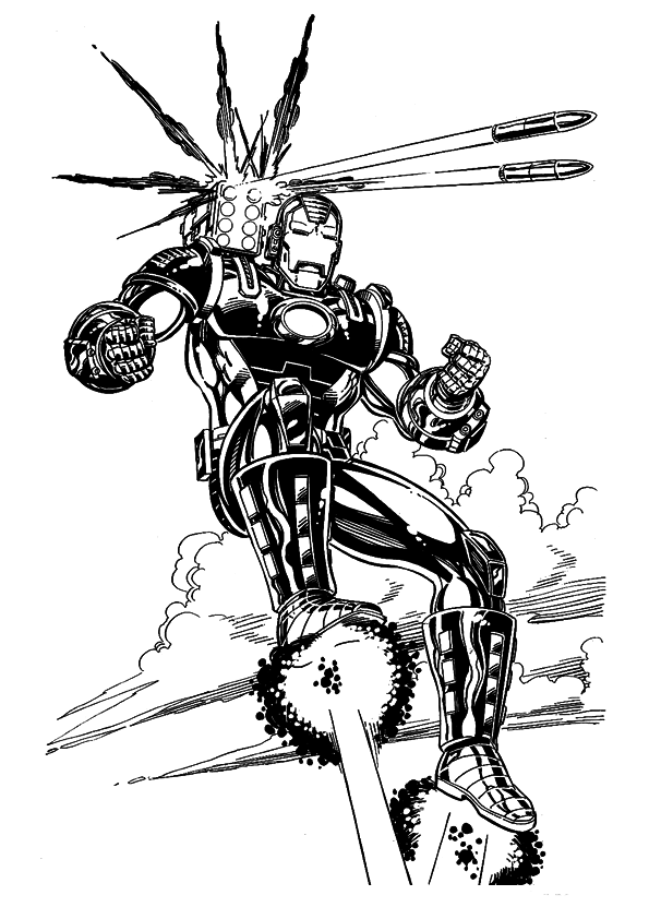 Iron Man 4 Coloring Pages Free Printable 88