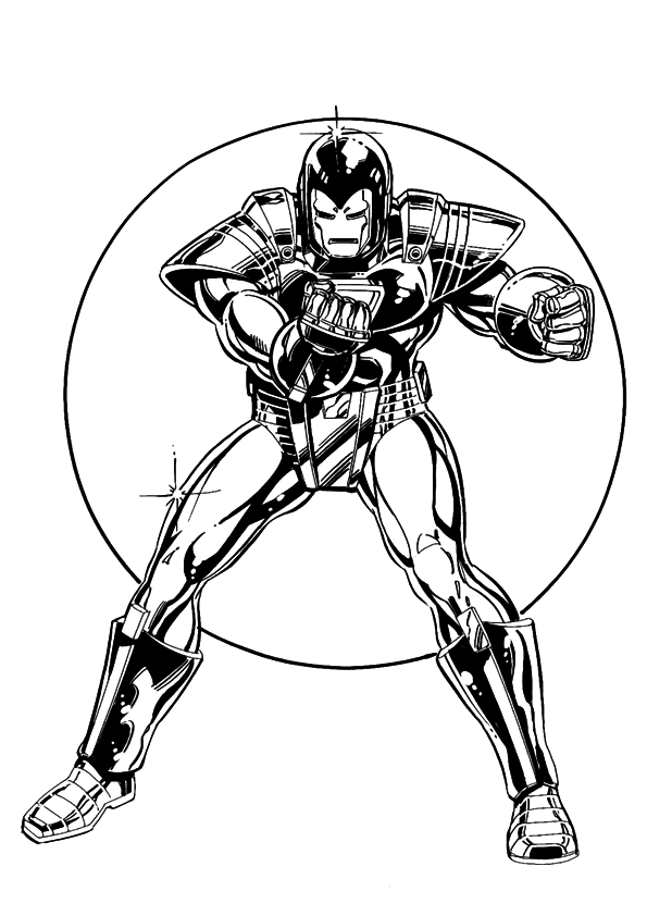 Iron Man 4 Coloring Pages Free Printable 96