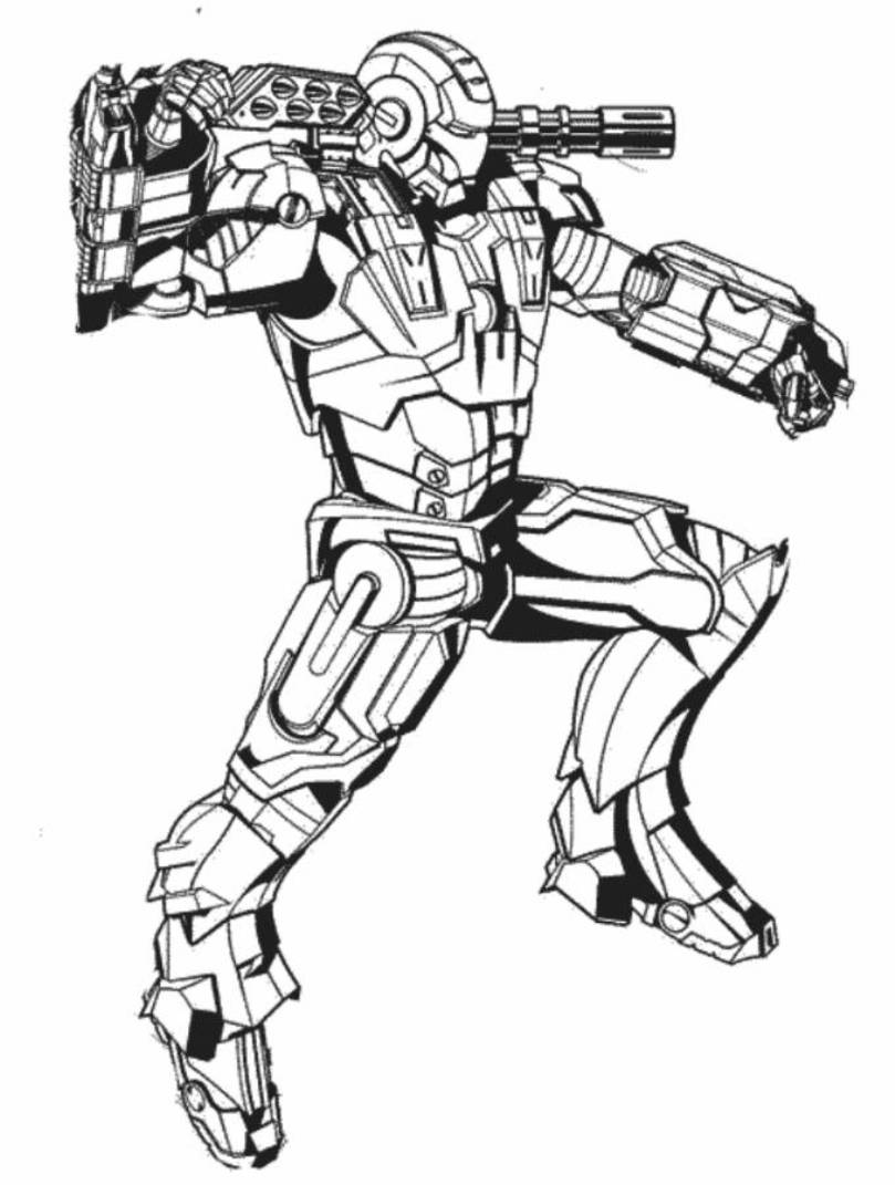 Iron Man 4 Coloring Pages Free Printable 99