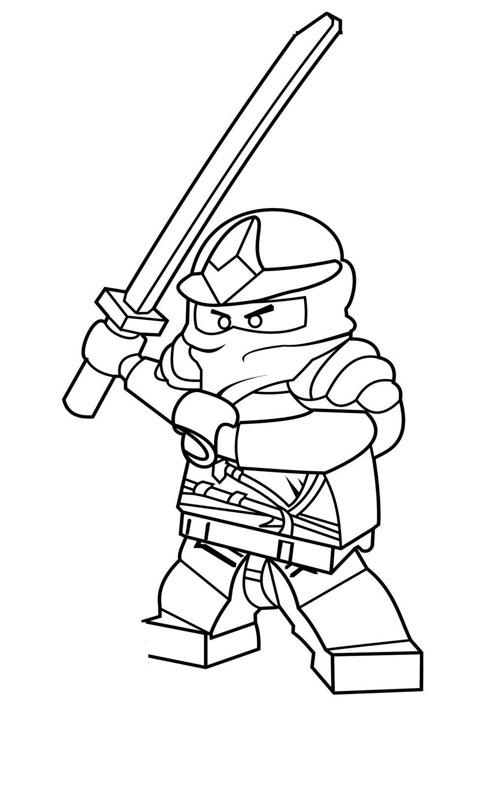 Lego Ninjago Coloring Pages Free Printable 1