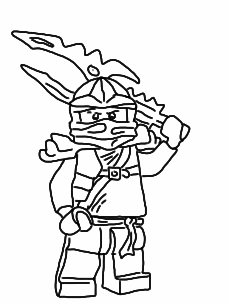 Lego Ninjago Coloring Pages Free Printable 105