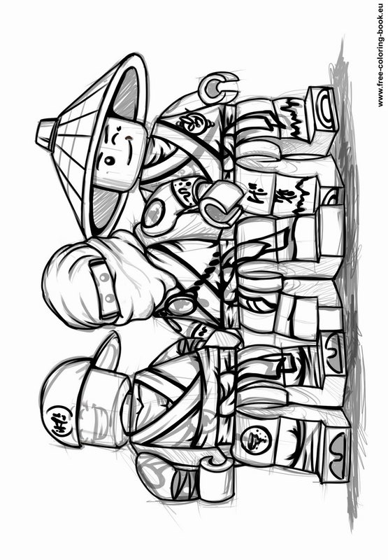 Lego Ninjago Coloring Pages Free Printable 110