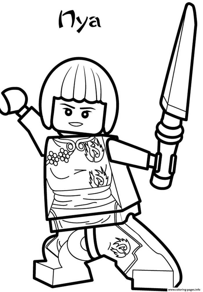 Lego Ninjago Coloring Pages Free Printable 111